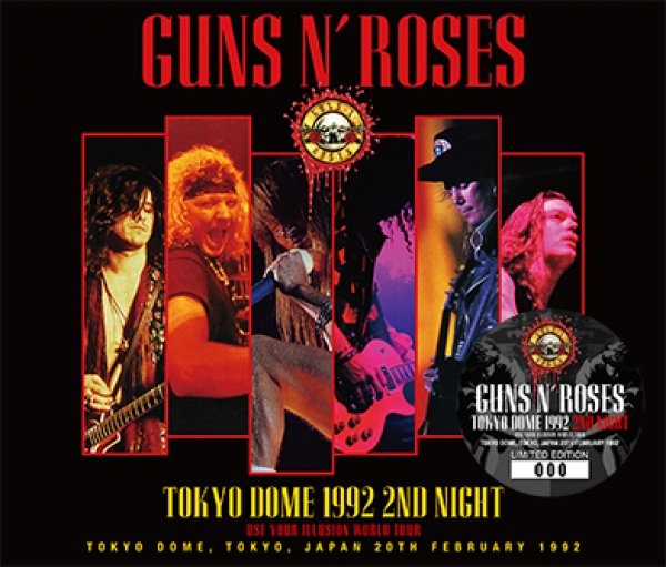 Photo1:  GUNS N' ROSES - TOKYO DOME 1992 2ND NIGHT 3CD [ZODIAC 426] (1)