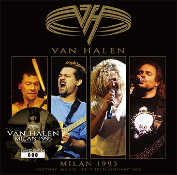 Photo1:  VAN HALEN - MILAN 1995 CD plus Bonus DVDR* Numbered Stickered Edition Only [ZODIAC 421] (1)