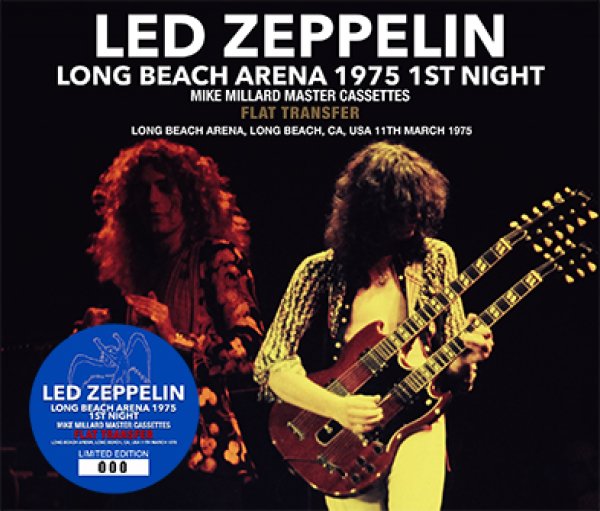 Photo1: LED ZEPPELIN	-	LONG BEACH ARENA 1975 1ST NIGHT: MIKE MILLARD MASTER CASSETTES: FLAT TRANSFER 3CD (1)