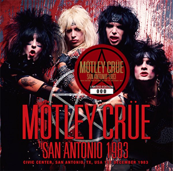 Photo1:  MOTLEY CRUE - SAN ANTONIO 1983(1CD) plus Bonus DVDR*  [ZODIAC 405] (1)