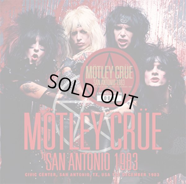 Photo1:  MOTLEY CRUE - SAN ANTONIO 1983 CD plus Bonus DVDR*  [ZODIAC 405]  ★★★STOCK ITEM / OUT OF PRINT / HOT SPING SALE★★★ (1)