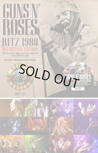 Photo1:  GUNS N' ROSES - RITZ 1988 DEFINITIVE EDITION: 2020 REMASTER CD+DVD plus Bonus DVDR* Numbered Stickered Edition Only [ZODIAC 428] ★★★STOCK ITEM / HOT WINTER SALE / OUT OF PRINT★★★ (1)