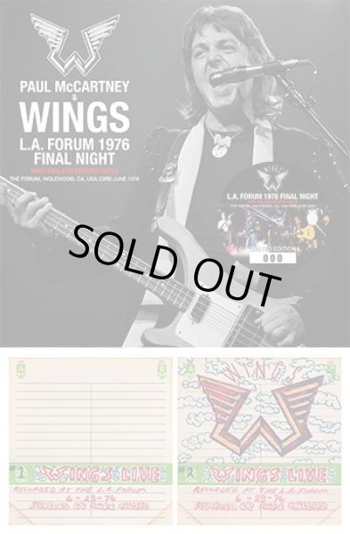 Photo1: PAUL McCARTNEY & WINGS - L.A. FORUM 1976 FINAL NIGHT: MIKE MILLARD MASTER TAPES 2CD (1)