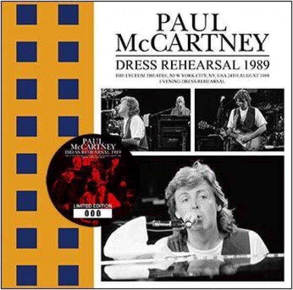 Photo1: PAUL McCARTNEY - DRESS REHEARSAL 1989 2CD plus Bonus 2CDR (1)
