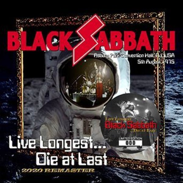 Photo1: BLACK SABBATH - LIVE LONGEST... DIE AT LAST: 2020 REMASTER 2CD + plus Bonus DVDR "D.K.R.C. 1975: UPGRADE MASTER [ZODIAC 424] (1)