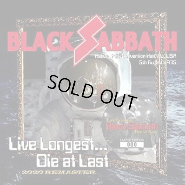 Photo1: BLACK SABBATH - LIVE LONGEST... DIE AT LAST: 2020 REMASTER 2CD + plus Bonus DVDR "D.K.R.C. 1975: UPGRADE MASTER [ZODIAC 424] ★★★STOCK ITEM / HOT WINTER SALE★★★ (1)