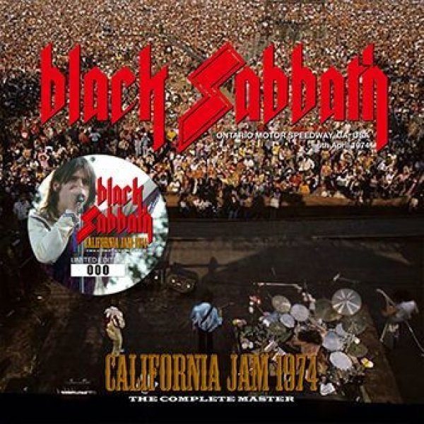 Photo1:  BLACK SABBATH - CALIFORNIA JAM 1974: THE COMPLETE MASTER CD plus Bonus DVDR* [ZODIAC 343] (1)