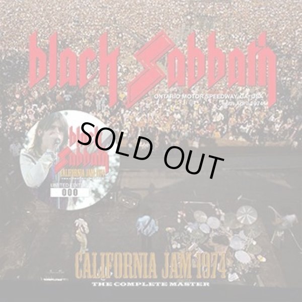 Photo1:  BLACK SABBATH - CALIFORNIA JAM 1974: THE COMPLETE MASTER CD plus Bonus DVDR* [ZODIAC 343] (1)