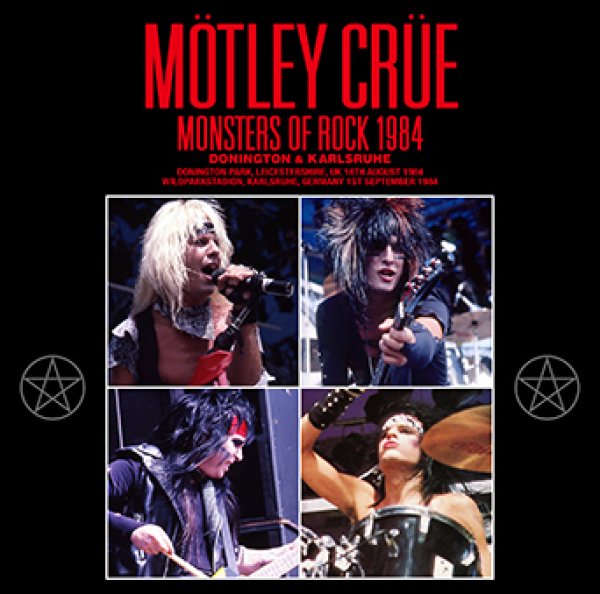 Photo1: MOTLEY CRUE - MONSTERS OF ROCK 1984: DONINGTON & KARLSRUHE 2CDR [Shades 1290] (1)