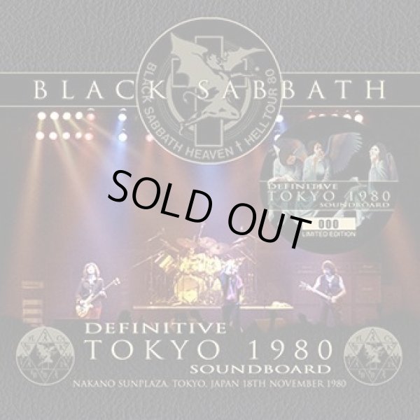 Photo1:  BLACK SABBATH - DEFINITIVE TOKYO 1980 SOUNDBOARD CD [ZODIAC 395] ★★★STOCK ITEM★★★ (1)