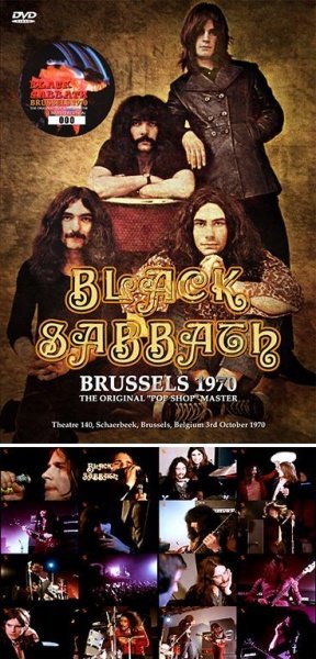 Photo1:  BLACK SABBATH - BRUSSELS 1970: ORIGINAL "POP SHOP" MASTER DVD+CD [ZODIAC 346] (1)