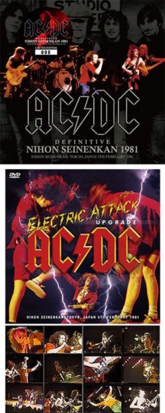 Photo1:  AC/DC - DEFINITIVE NIHON SEINENKAN 1981(1CD) plus Bonus DVDR* Numbered Stickered Edition Only [ZODIAC 352] (1)