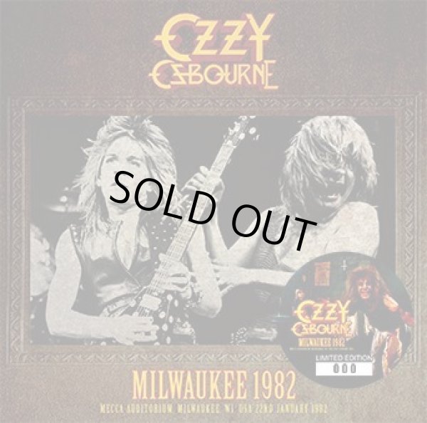 Photo1: OZZY OSBOURNE - MILWAUKEE 1982 CD *2nd Press plus Bonus CDR "BEST OF LIVE TAPES 1980-1982 [ZODIAC 170] ★★★STOCK ITEM / HOT SPRING SALE★★★ (1)