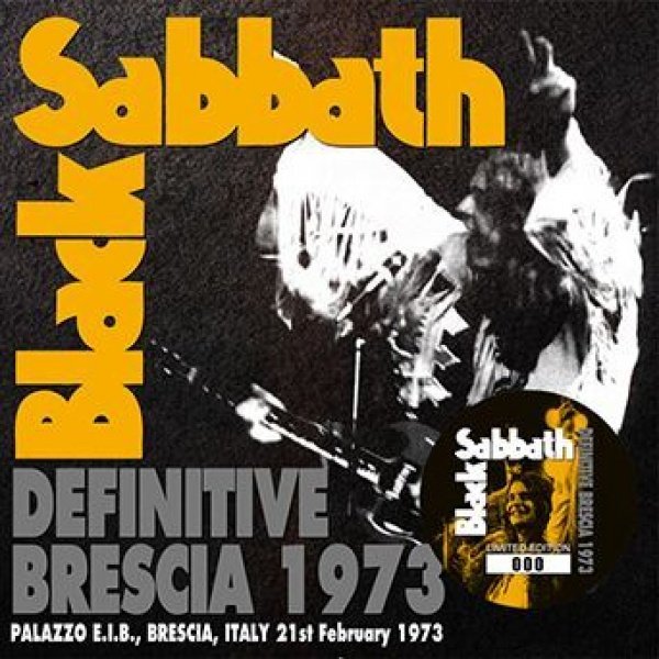 Photo1:  BLACK SABBATH - DEFINITIVE BRESCIA 1973(1CD) [ZODIAC 398] (1)