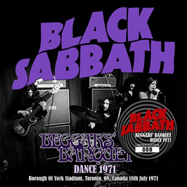 Photo1:  BLACK SABBATH - BEGGARS' BANQUET DANCE 1971 CD [ZODIAC 316] (1)
