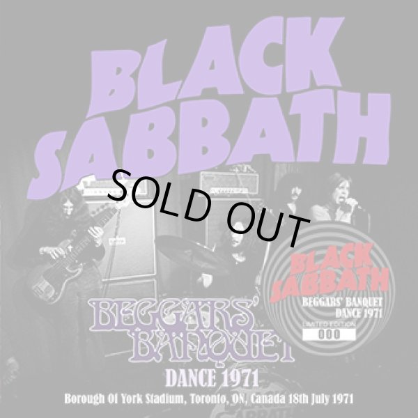 Photo1:  BLACK SABBATH - BEGGARS' BANQUET DANCE 1971 CD [ZODIAC 316] ★★★STOCK ITEM / HOT SPRING SALE★★★ (1)