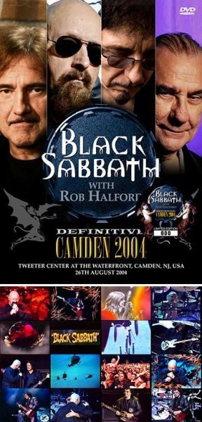 Photo1:  BLACK SABBATH with ROB HALFORD - DEFINITIVE CAMDEN 2004 DVD+CD [ZODIAC 379] (1)