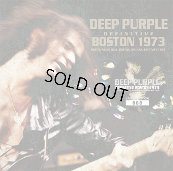 Photo1:  DEEP PURPLE - DEFINITIVE BOSTON 1973 2CD [Darker Than Blue 274/275] (1)