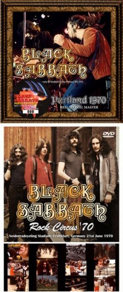 Photo1:  BLACK SABBATH - PORTLAND 1970: REEL TO REEL MASTER CD plus Bonus DVDR [ZODIAC 304] (1)