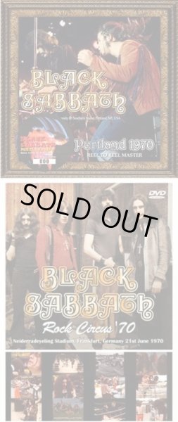 Photo1: BLACK SABBATH - PORTLAND 1970: REEL TO REEL MASTER CD plus Bonus DVDR [ZODIAC 304] ★★★STOCK ITEM / OUT OF PRINT / HOT SPRING SALE★★★ (1)