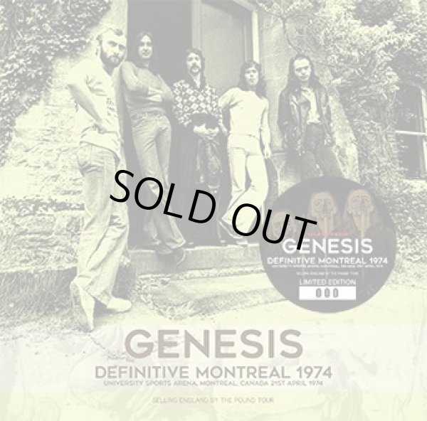 Photo1: GENESIS - DEFINITIVE MONTREAL 1974 2CD [Virtuoso 268/269]  ★★★ STOCK ITEM / SPECIAL PRICE★★★ (1)