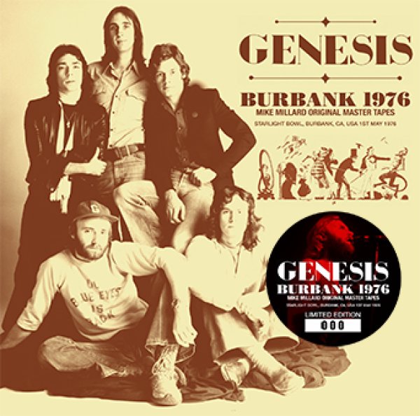 Photo1: GENESIS - BURBANK 1976: MIKE MILLARD ORIGINAL MASTER TAPES 2CD [Virtuoso 422/423] (1)