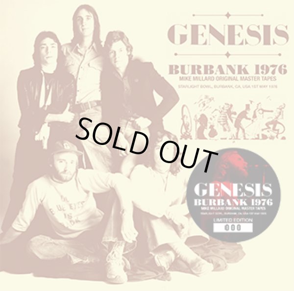 Photo1: GENESIS - BURBANK 1976: MIKE MILLARD ORIGINAL MASTER TAPES 2CD [Virtuoso 422/423] ★★★STOCK ITEM / OUT OF PRINT WITH STICKER / HOT SPRING SALE★★★ (1)
