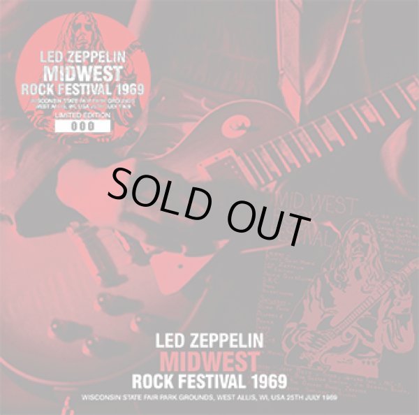 Photo1: LED ZEPPELIN - MIDWEST ROCK FESTIVAL 1969 CD ★★STOCK ITEM / HOT WINTER SALE★★★ (1)