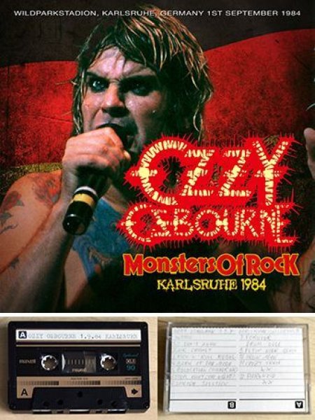 Photo1: OZZY OSBOURNE - MONSTERS OF ROCK: KARLSRUHE 1984 CDR [Shades 1297]  (1)