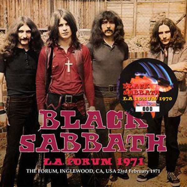 Photo1: BLACK SABBATH - L.A. FORUM 1971 CD [ZODIAC 431] (1)