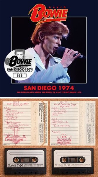 Photo1: DAVID BOWIE - SAN DIEGO 1974 2CD [DBAS06] (1)