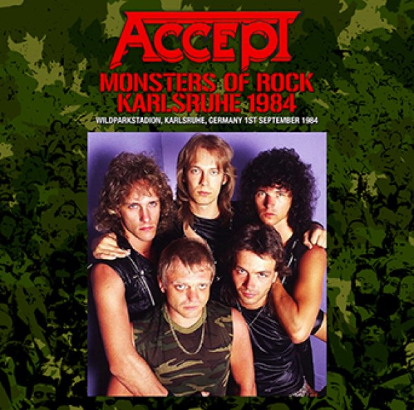 Photo1: ACCEPT - MONSTERS OF ROCK: KARLSRUHE 1984 CDR [Shades 1310] (1)