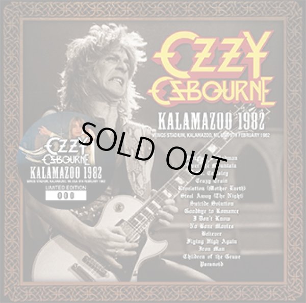 Photo1:  OZZY OSBOURNE - KALAMAZOO 1982 CD *2nd Press [ZODIAC 406] ★★★STOCK ITEM / HOT SPRING SALE★★★ (1)