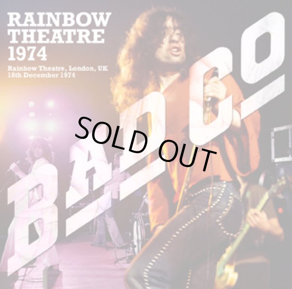 Photo1: BAD COMPANY - RAINBOW THEATRE 1974 2CDR [Uxbridge 1435] ★★★STOCK ITEM / SPECIAL PRICE★★★ (1)