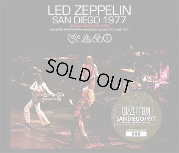 Photo1: LED ZEPPELIN - SAN DIEGO 1977: MIKE MILLARD MASTER TAPES 3CD (1)