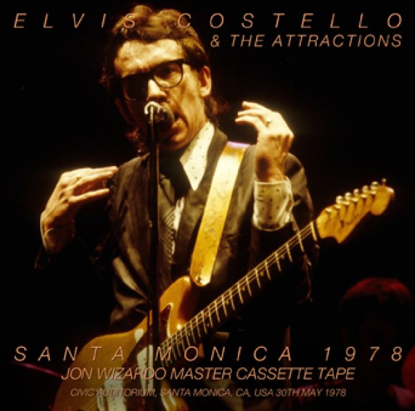 Photo1: ELVIS COSTELLO & THE ATTRACTIONS - SANTA MONICA 1978: JON WIZARDO MASTER CASSETTE TAPE CDR [Uxbridge 1444] (1)