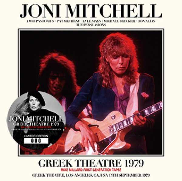 Photo1: JONI MITCHELL - GREEK THEATRE 1979: MIKE MILLARD FIRST GENERATION TAPES 2CD [ZION-188] (1)