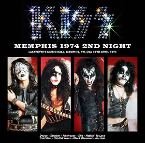Photo1: KISS - MEMPHIS 1974 2ND NIGHT CDR  [Shades 1121] (1)