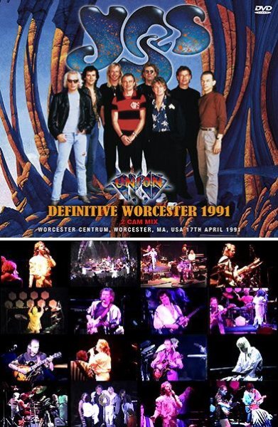 Photo1: YES - DEFINITIVE WORCESTER 1991: 2 CAM MIX 3DVDR [Amity 633] (1)