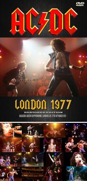 Photo1: AC/DC - LONDON 1977 RESTORED EDITION DVDR [Shades 1332] (1)
