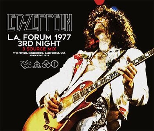 Photo1: LED ZEPPELIN - L.A. FORUM 1977 3RD NIGHT: 3 SOURCE MIX 3CD (1)