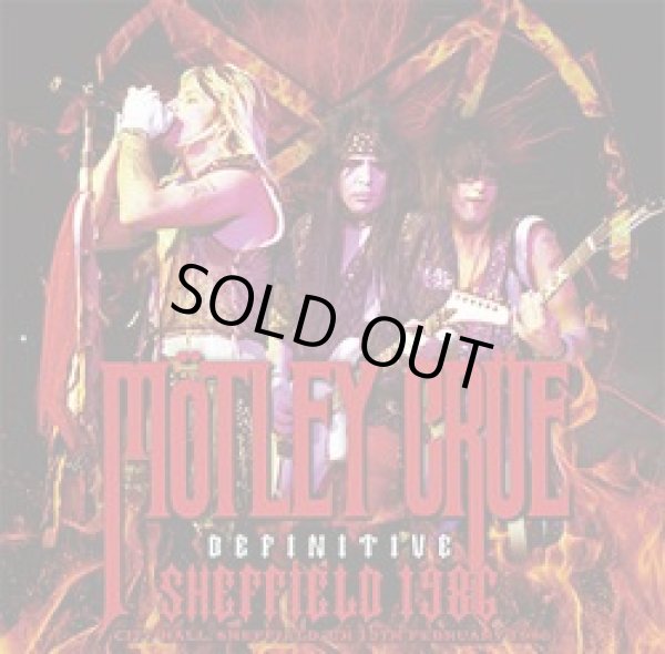 Photo1: MOTLEY CRUE - DEFINITIVE SHEFFIELD 1986 CD [ZODIAC 333] ★★★STOCK ITEM / HOT SPRING SALE★★★ (1)
