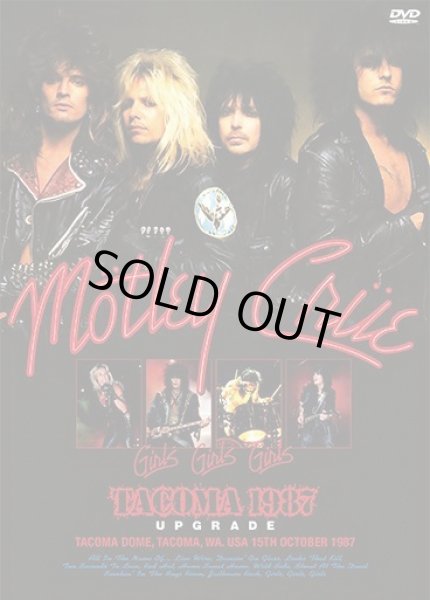 Photo1: MOTLEY CRUE - TACOMA 1987 UPGRADE DVD ★★★STOCK ITEM / HOT WINTER SALE★★★  (1)