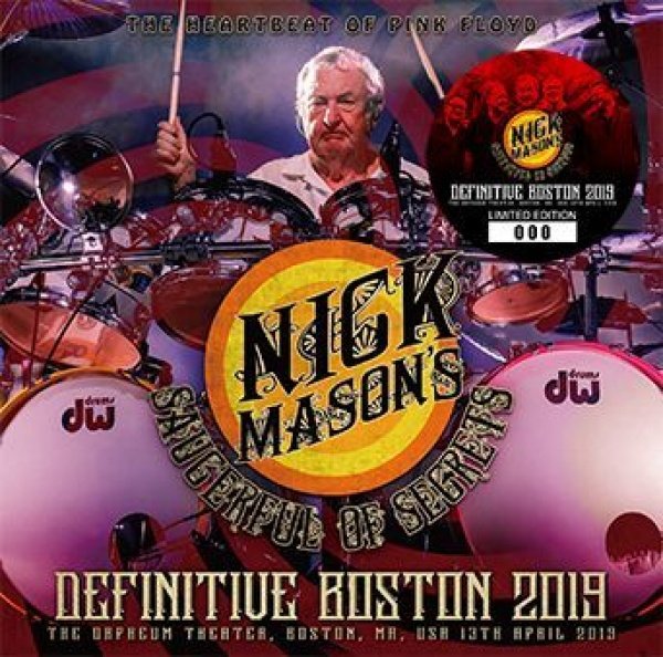 Photo1: NICK MASON'S SAUCERFUL OF SECRETS - DEFINITIVE BOSTON 2019 2CD [Sigma 230] (1)