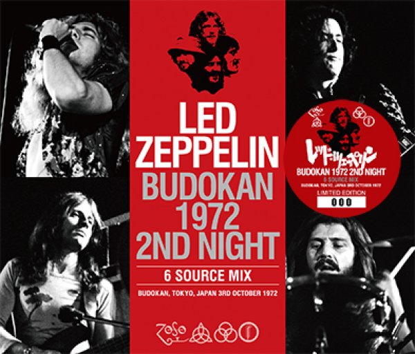 Photo1: LED ZEPPELIN - BUDOKAN 1972 2ND NIGHT: 6 SOURCE MIX 3CD (1)