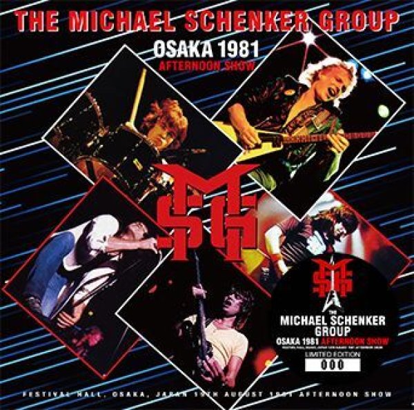 Photo1: THE MICHAEL SCHENKER GROUP - OSAKA 1981 AFTERNOON SHOW 2CD [ZODIAC 451] (1)