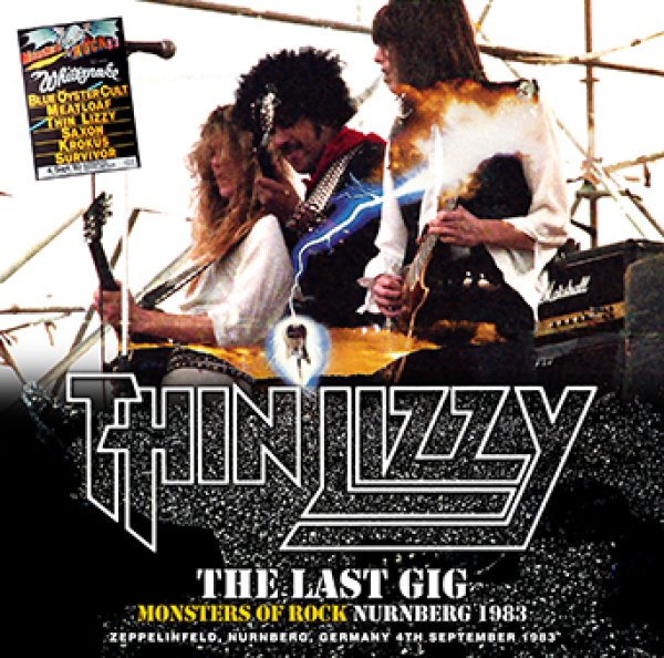 Photo1: THIN LIZZY - THE LAST GIG: MONSTERS OF ROCK NURNBERG 1983 CDR  [Shades 1339 ] (1)