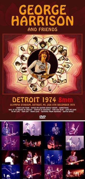 Photo1: GEORGE HARRISON - DETROIT 1974 8mm DVDR (1)