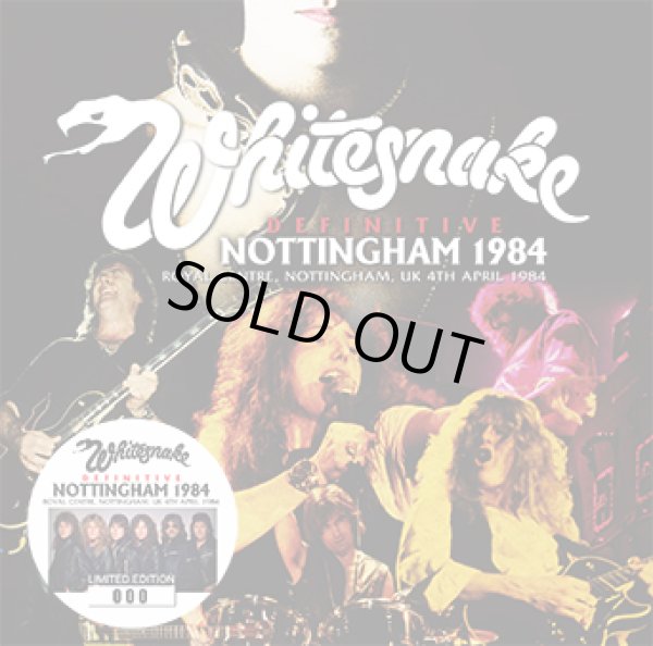 Photo1: WHITESNAKE - DEFINITIVE NOTTINGHAM 1984 2CD [ZODIAC 456] (1)