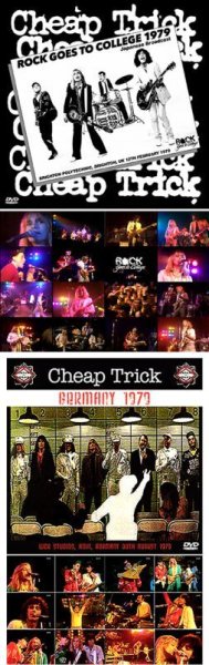 Photo1: CHEAP TRICK - ROCK GOES TO COLLEGE 1979: JAPANESE BROADCAST DVDR + Ltd Bonus DVDR "GERMANY 1979"  [Shades 1345 ] (1)